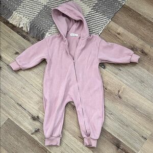 Axel and Rose Zip Up Hooded Jumpsuit, Size 3-4Y